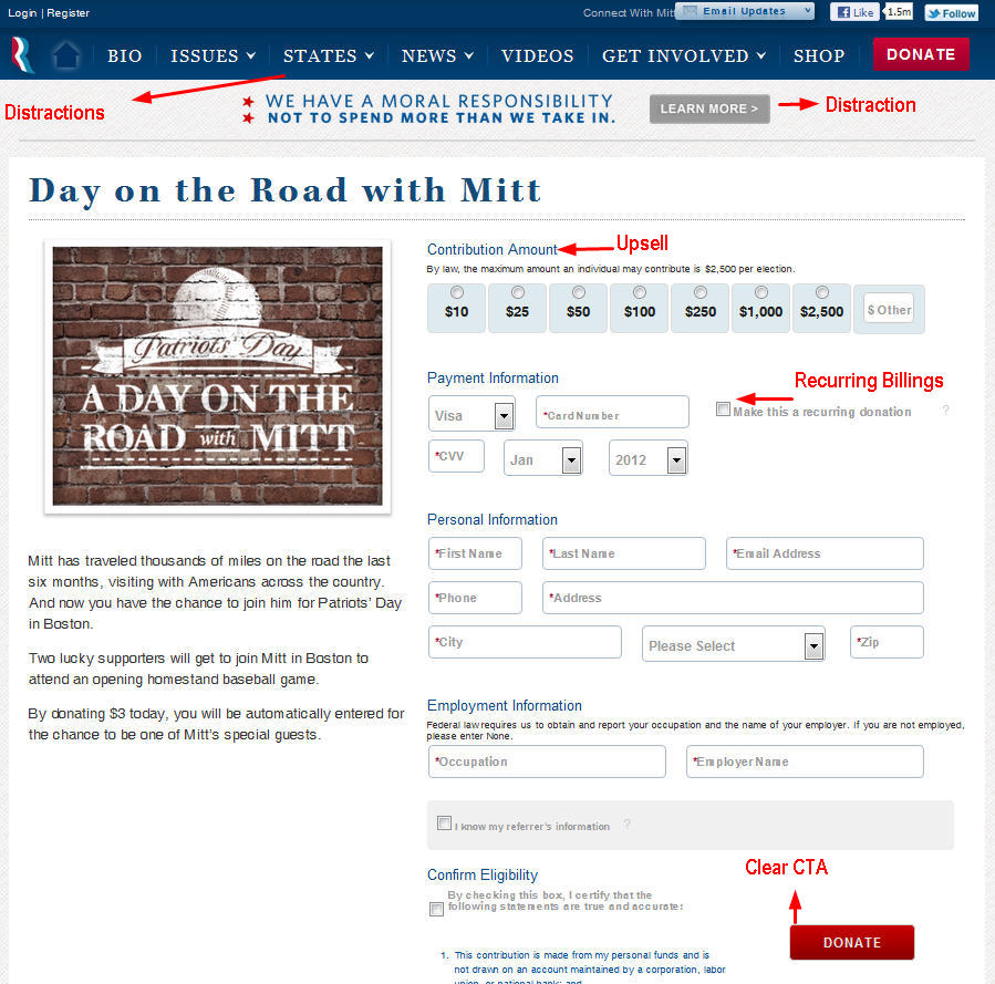 Romney - Landing Page - Shopping Cart Romney - Landing Page - Shopping Cart