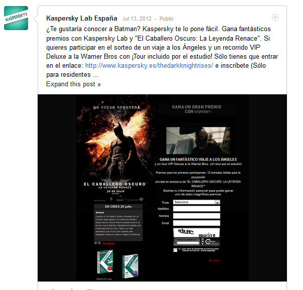 Kaspersky Espana Google+ Kaspersky Espana Google+
