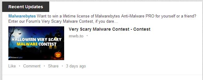 Malwarebytes LinkedIn Halloween Themed Contest Malwarebytes LinkedIn Halloween Themed Contest