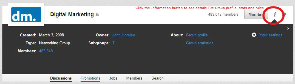 LinkedIn Group Information
